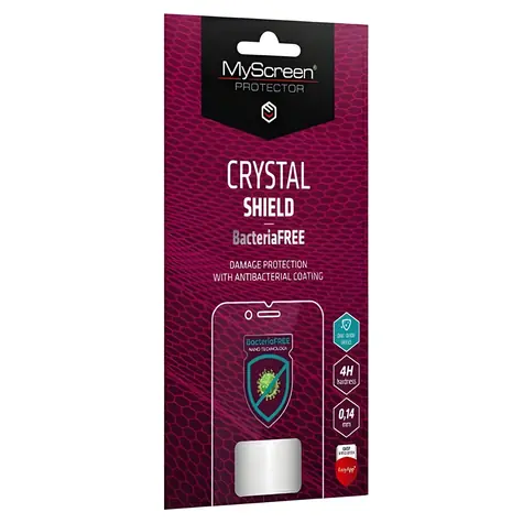 MyScreen CRYSTAL BacteriaFREE fólie pro Samsung Galaxy Xcover 4/4S / Ochranná fólie / Antibakteriální / 4H