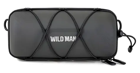WILD MAN Brašna na řídítka GD7 černá / Voděodolná / EVA materiál / Rychloupevňovací úchyt / Reflexní logo