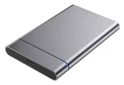 HD-06 Externí rámeček pro SSD/HDD 2,5" šedý / Externí rámeček / USB 3.2 Gen 2 / 10 Gb/s / SATA III / do 10 TB