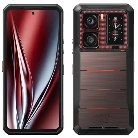 Oukitel WP300 červená / Mobilní telefon / 5G / IP69K / 12GB / 512GB