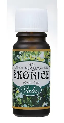 Saloos Esenciální olej Skořice 10 ml / Esenciální olej / 10 ml