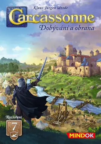 MINDOK Rozšíření Carcassonne: Dobývání a obrana / Společenská hra / 7. rozšíření