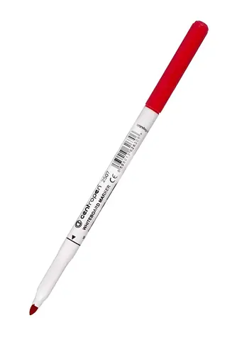 Centropen 2507 červená / Popisovač na tabuli / Šířka stopy 1-2 mm