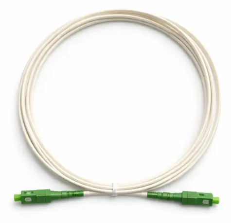 TB Touch optický patch cord SC/APC-SC/APC bílá / Optický patch cord / Singlemode / Duplex / 1 m