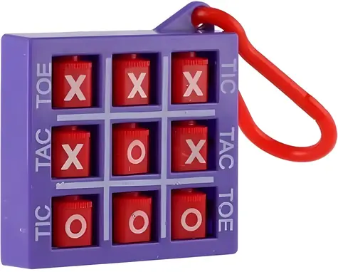 TOI-TOYS Přívěsek na klíče Piškvorky / Klíčenka / hrací pole 3x3