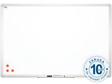 2x3 Magnetická tabule Premium 120x100 cm bílá / Magnetická tabule / rám ALU 23 / lakovaný povrch