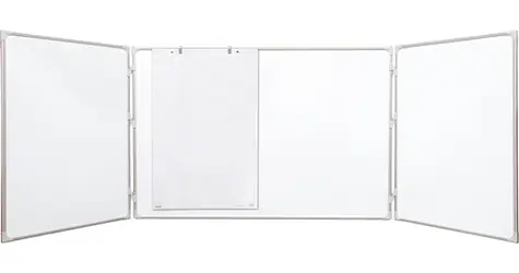2x3 Triptych keramický bílý 180x120 cm / Triptych / keramický povrch / rozložená šířka 360 cm