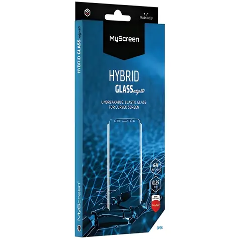 MyScreen HybridGLASS Edge 3D černá / Hybridní sklo / pro Samsung Galaxy Note 10 (SM-N970) / 6H / oleofobní vrstva