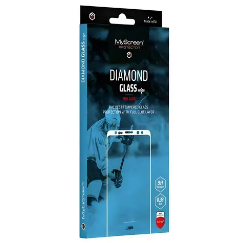 MyScreen Diamond Glass edge FullGlue Motorola Moto G62/G32 černá / Ochranné sklo / Lepení přes celý displej