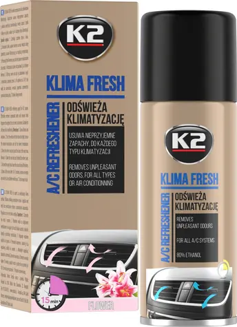 K2 Klima Fresh Flower / Osvěžovač vzduchu do klimatizace / 150 ml