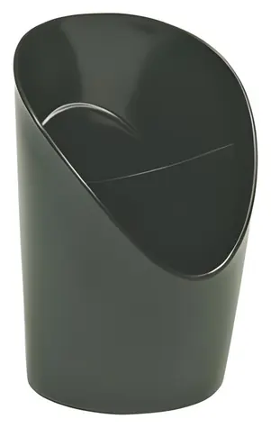 Esselte Europost VIVIDA černá / Stojánek na tužky / 2 přihrádky / 100x90x125 mm