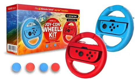 Ubisoft Joy-Con Wheels & Grips / Volant a úchyty pro Joy-Con / Nintendo Switch 2 / Switch