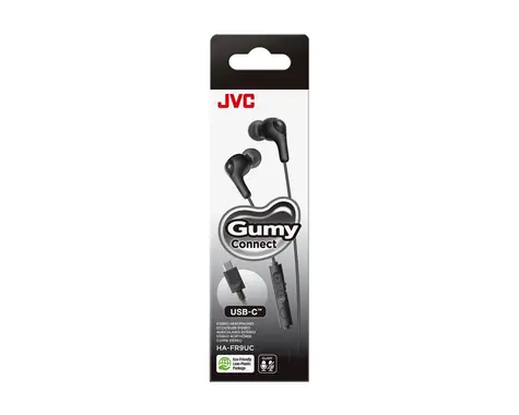 JVC HA-FR9UC černá / Sluchátka / Do uší / USB-C / Mikrofon