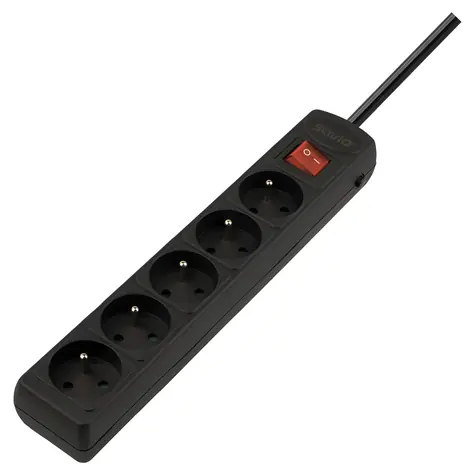 LZ-17 přepěťová ochrana 3m / Přepěťová ochrana / 5 zásuvek / automatická pojistka