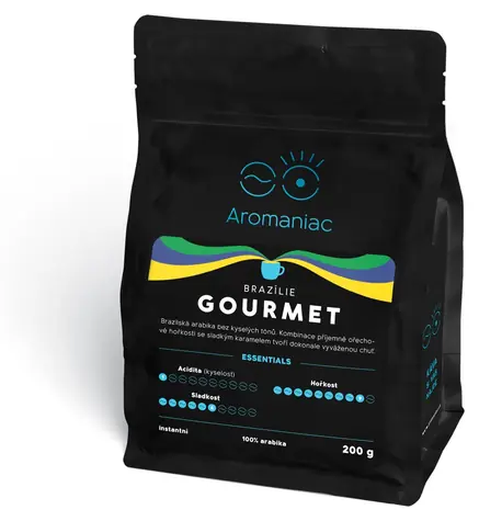 Brazílie Gourmet 200 g / Instantní káva