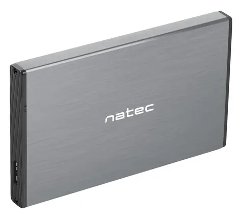 Natec Rhino Go šedá / Externí box / 2,5" SATA HDD/SSD / USB 3.0
