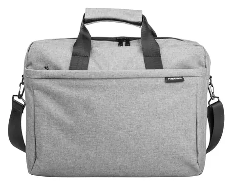 Natec Mustela šedá / Brašna na notebook / 15,6" / polyester / voděodolná