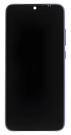 Náhradní LCD displej + dotyková deska + přední kryt pro Xiaomi Redmi Note 7 modrý