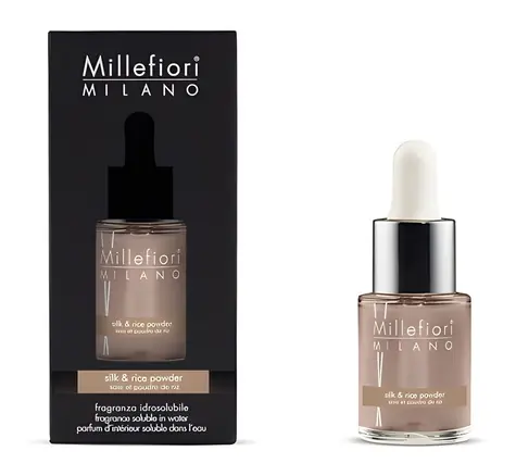 Millefiori Milano Silk & Rice Powder / Aroma olej / 15 ml / Pudrové