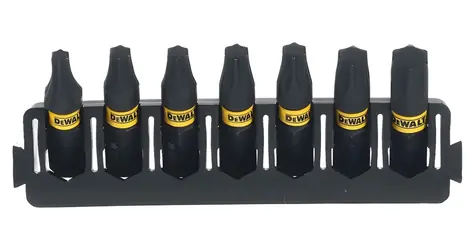DeWalt 7dílná sada bitů T / Bity / T15, T20, T25, T30, T40 / 25 mm / ToughCase