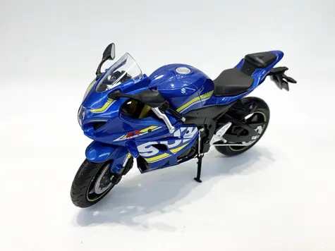 MSZ Motocykl Suzuki GSX-R1000 modrá / Měřítko 1:12