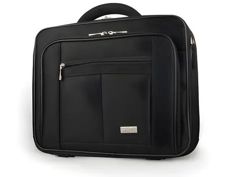 Natec NTO-0392 Boxer černá / Brašna na notebook / 15,6" / Nylon 1680D / Systém Trolley