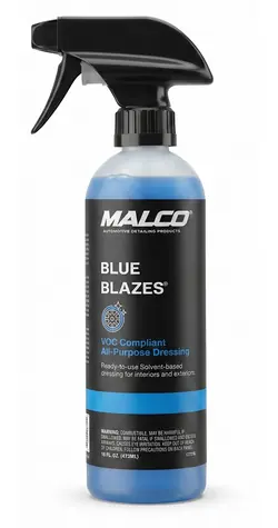Malco Blue Blazes / Ochranný přípravek na pneumatiky a plasty / 473 ml / lesklý efekt