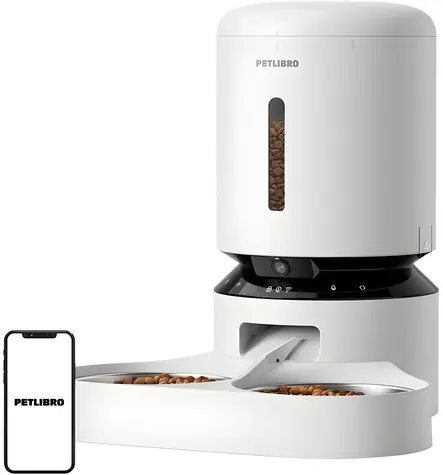 Petlibro Granary / Inteligentní dávkovač krmiva s kamerou / dvojitá miska / 5 l / Wi-Fi