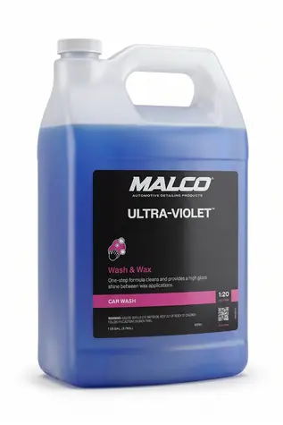 Malco Ultra-violet Wash / Autošampon s voskem / 3785 ml