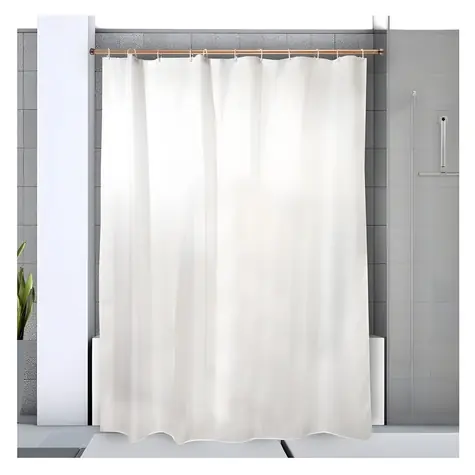 Spirella KRETA tyč na sprchový závěs měděná / bez vrtání / 75-125 cm / hliník