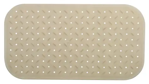 MSV CLASS Premium protiskluzová podložka do vany béžová / SBS kaučuk / 36 x 65 cm