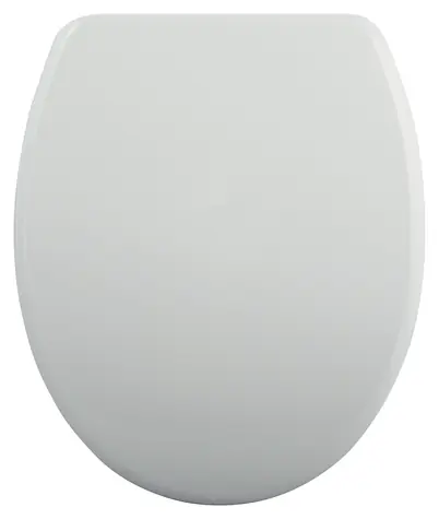 MSV EASY CLEAN WC prkénko bílé / duroplast Thermodur / nerezové panty