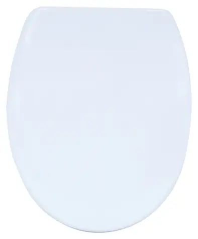 MSV WC prkénko bílé / Duroplast Thermodur / Soft close / Nerezové panty