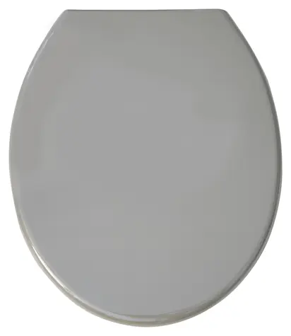 MSV WC prkénko šedé / Plast / Plastové panty / 460 x 370 x 35 mm