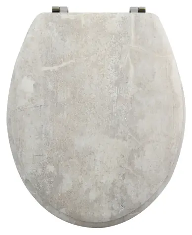 MSV STONEHENGE WC prkénko šedé / MDF