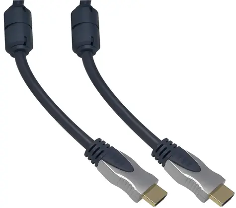 SCONN HDMI kabel černý / Kabel HDMI / pozlacené konektory / Ultra HD / 3D / HEAC / 0,5 m