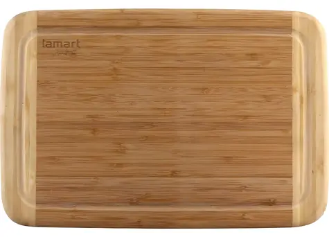 LAMART Krájecí deska Bamboo / 26 x 16 cm / bambus