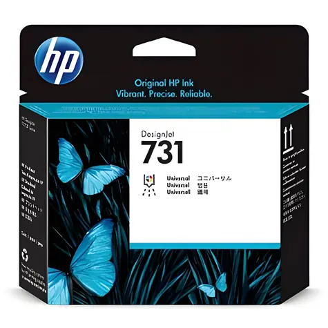 HP P2V27A (HP 731) černá / Tisková hlava / pro HP DesignJet T1700, T1700dr / Termální inkoust