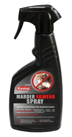 KEMO Z100 / Sprej proti kunám / 500 ml / Geraniol / Bez aerosolu