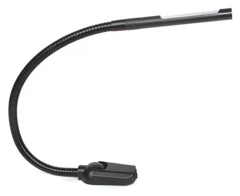 Keetec ML2271 černá / LED čtecí svítilna / flexibilní rameno / bílé/červené světlo / 12V / 72lm