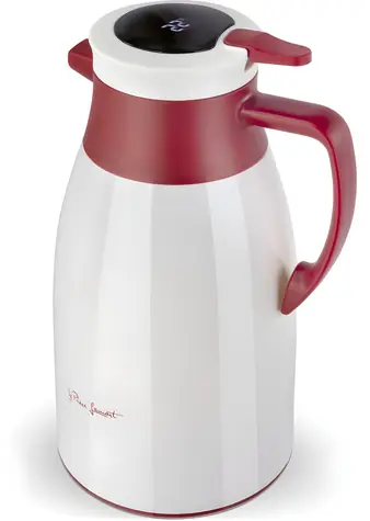 Lamart LT4082 Timo bílo-červená / Termoska / 1,1 l / digitální teploměr