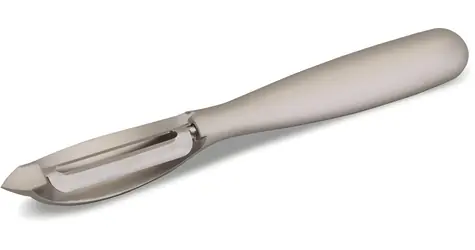 Lamart Zinc Škrabka na brambory šedá / Škrabka na brambory / zinková slitina / 17 cm