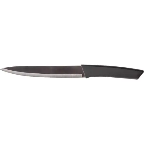 Lamart Slant Nůž plátkovací 20 cm stříbrno-černá / Nůž plátkovací / čepel 20 cm / celková délka 33 cm