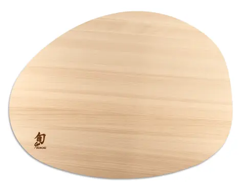 Kai SHUN Hinoki L / Prkénko / Japonský cypřiš Hinoki / oválné / 41 × 32 × 2 cm