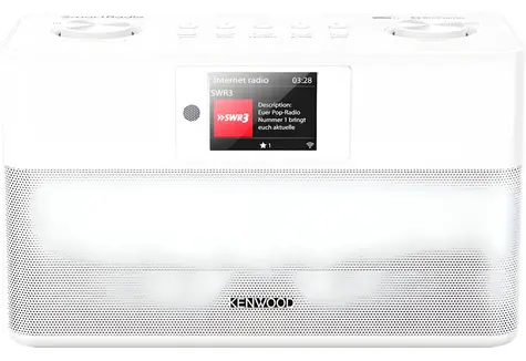 Kenwood CR-ST100S-W bílá / Rádio / DAB+ / Wi-Fi Internetradio / Bluetooth / barevný displej