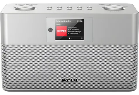 Kenwood CR-ST100S-S stříbrná / Rádio / DAB+ / Wi-Fi Internetradio / Bluetooth / barevný displej