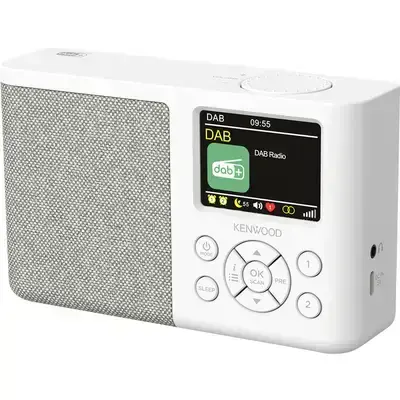 Kenwood CR-M33DAB-W bílá / DAB+ rádio / Bluetooth 5.3 / USB-C / TFT displej