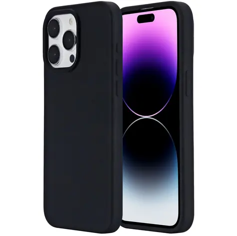 eSTUFF INFINITE RIGA iPhone 15 Pro Max černá / Pouzdro / Silikon / GRS recyklovaný materiál