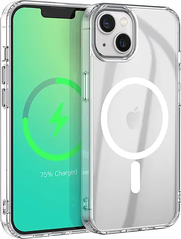 eSTUFF INFINITE OSLO Apple iPhone 15 průhledná / Pouzdro / MagSafe / Recyklovaný materiál (GRS)