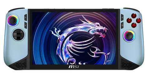 MSI Claw 8 AI+ A2VM-254PL Glacier Blue / Přenosná herní konzole / 8" FHD+ / Core Ultra 7 258V / 32GB RAM / 1TB SSD